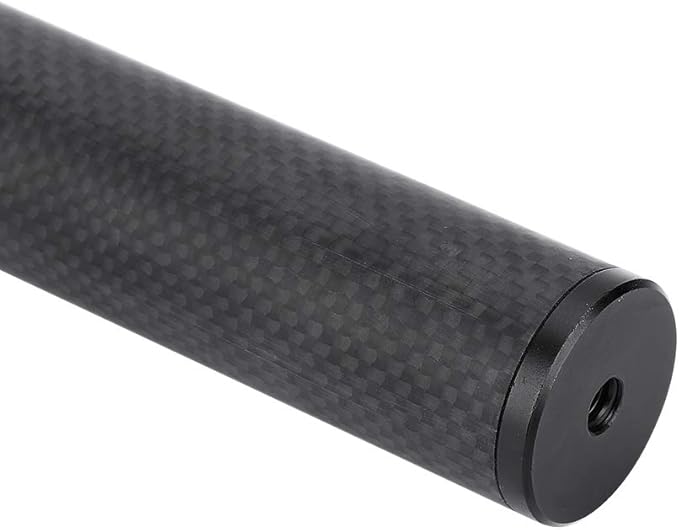 Tripod Extension Tube for Gimbal, Carbon Fiber Extension Rod Lightweight Pole Extender Accessory for Tripod Stabilizer