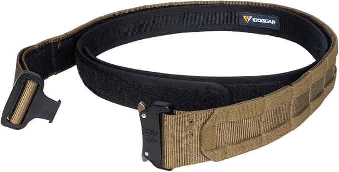 IDOGEAR Loop Liner Inner Belt for Duty Belt 1.5'' Tactical 500D Nylon Belts Unisex Hook and Loop Closure