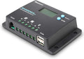 Renogy 10A 12V/24V PWM Postive Ground Solar Charge Controller Regulator Compact Design w/ LCD Display for Deep Cycle Sealed, Gel, and Flooded Battery