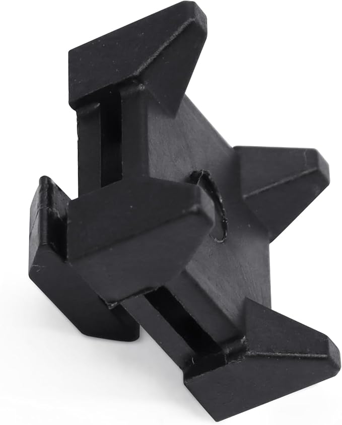 25 Pieces Plastic Cable Zip Tie Mounting Block, Cables Base Fixture, Wire Clips, Management Fastener for 40 Series Aluminum T-Slot Extruded Profiles