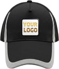 YOWESHOP Reflective Safety Baseball Cap Customize Logo with Removable PE Shell Hi-Vis Safety Work Hat