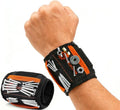 Magnetic Wristband with 20 Powerful Magnets, Tool Wrist Band for Screws, Nails and Drilling Bits, Gift for Husband, Dad, Handymen and Wood Working Men