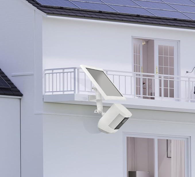 2-in-1 Gutter Mount for Solar Panels and Cameras – Compatible with Spotlight Cam Plus/Pro (Battery), Ring Stick Up Cam/Pro (Battery)