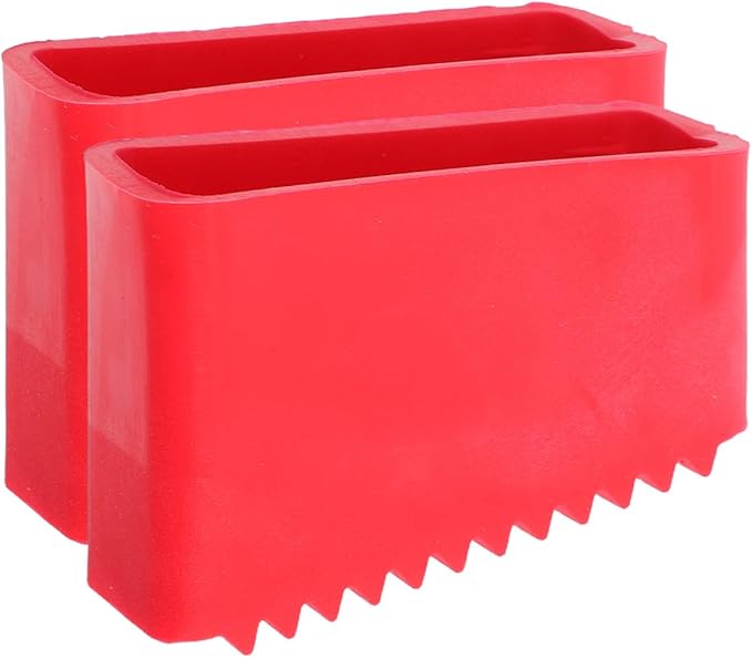 Operitacx Anti-Slip Rubber Ladder Foot Covers 2.17 Inch Non-Skid Ladder Caps for Step and Attic Ladders Floor Protection and Stability