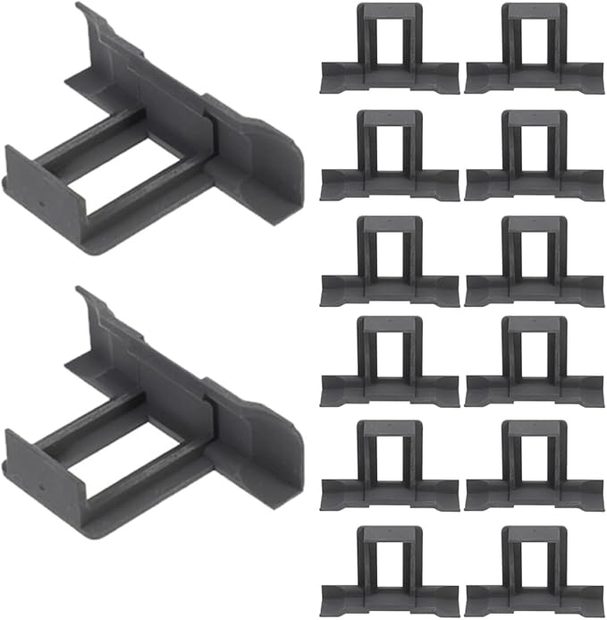 20pcs 35mm Solar Panel Drainage Clips Outdoor Water Drain Clamp for Solar Panel Water Guide and Mud Removal