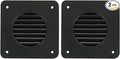 Valterra A10-3300BK Battery Box Louver - Black (Pack of 2)
