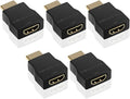 NEWCARE HDMI Surge Protector, Mini Portable HDMI 1.4 Protector for ESD and Surge Protection, Support HDCP 4K 30Hz (5, Black)