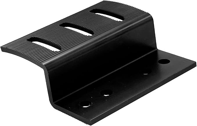 Newpowa Solar Panel Mounting Z Brackets, with Nuts and Bolts, Designed for PRO Series, Black, 2 Set of 4 Units