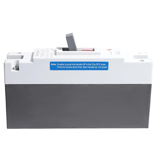 Main DC 200 Amp Circuit Breaker AC Disconnect Switch 1 Poles 550V Battery Thermal Magnetic Trip Power Solar UPS Station