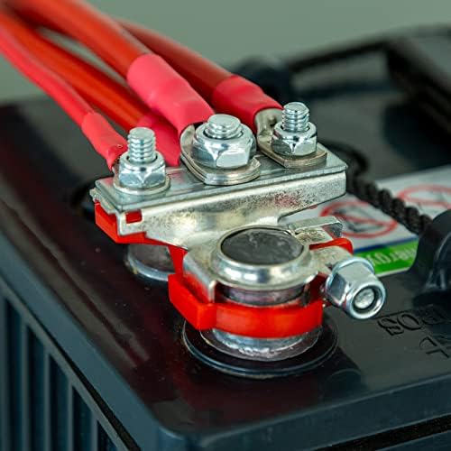 iCrimp Battery Cable Lug Crimping Tool Kit for 8, 6, 4, 2, 1,1/0, 2/0, 3/0, 4/0 AWG Copper Ring Terminals, Battery Cable Ends, Copper Splice, c/w Radial Wire Stripper