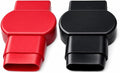 MGI SpeedWare Insulated Military Spec Battery Terminal Covers, Top Post Red and Black Pair (4/0 AWG)