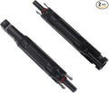 DC1000V 30A Solar Fuse Holder, Male and Female Connector in-Line Fuse Holder 30A for Solar Panel and Inverter 1 Pair