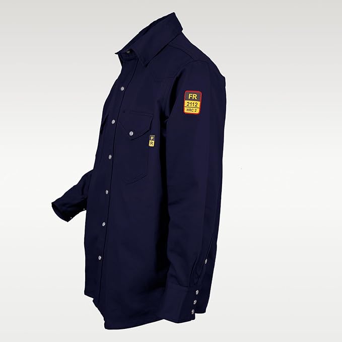 Just In Trend Flame Resistant Light Weight FR Shirt for Men - 88% Cotton, 12% Nylon, 7oz, NFPA 2112