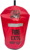 Fire Extinguisher Cover with Reflective Strap, Heavy Duty Fire Sa-fety Protective Sleeve from scuffs & scratches Accessories, 1 Pcs, 18"Wx35"L (15-26LB)