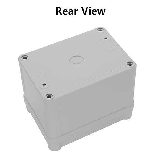LeMotech Junction Box IP67 Waterproof Dustproof ABS Plastic Project Box for Electrical Outdoor Enclosure Gray 4.3 x 3.1 x 3.3 inch (110 x 80 x 85 mm),2 Pack