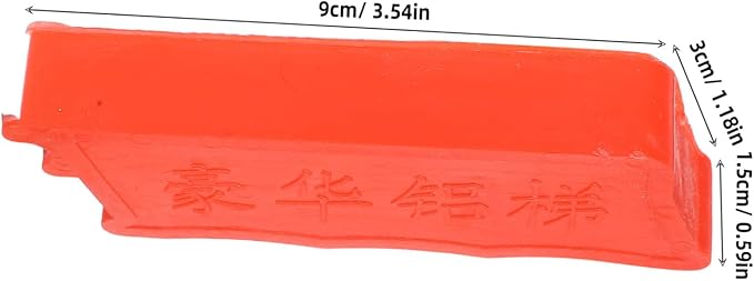 VILLCASE Nonslip Ladder Feet Pads Plastic Caps for Extension Ladders Enhanced Stability and Protection Easy to Install Fit for Home and Construction Use