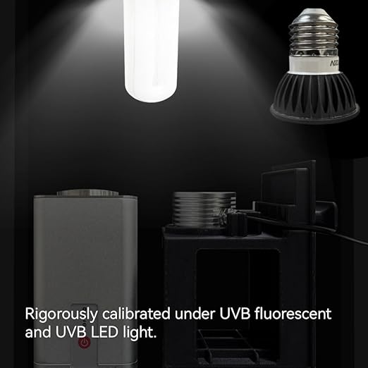 Reptile UV Index Meter,0-388.9,for UVB Fluorescent Lamp and LED Lights,Sunlight. Record UVI Distribution