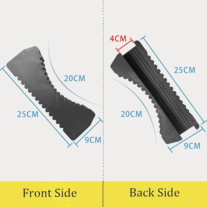 Rubber Steep Ladder Accessory, Ladder Stabilizer, Anti-Slip, Fall Prevention, Scratch Protection, Extension Stepladder Attachment Against Wall, Telegraph Pole, Trunk for Added Stability and Safety