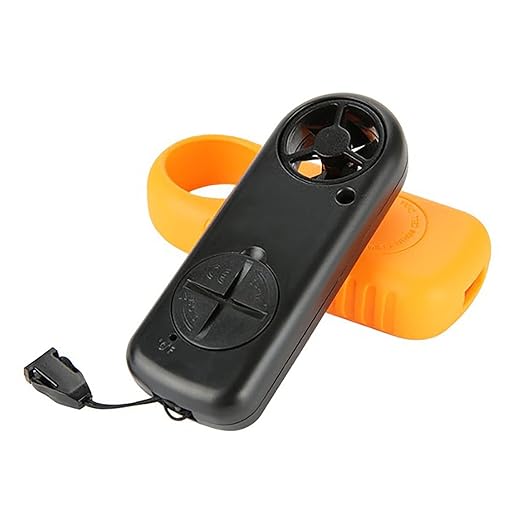 Buachois Anemometer Handheld,Digital Wind Speed Meter,Wind Speed Temperature Gauge with Digital LCD Display,for Measuring Wind Speed, Temperature and Wind Chill