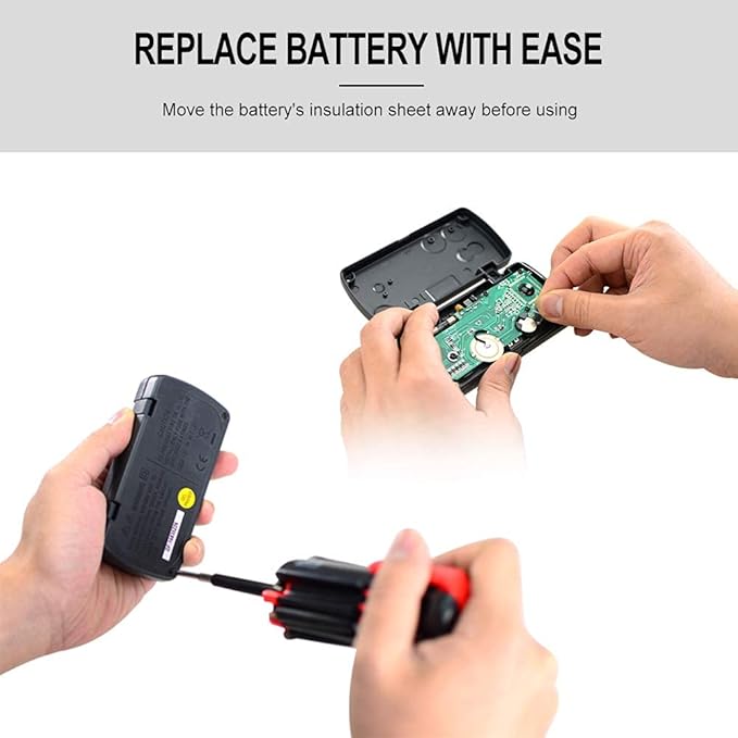 allsun Mini Auto Range Folding Digital Multimeter Automotive Tester AC DC Volt AMP Ohm LCD Travel Voltmeter Ammeter Continuity Tester Auto Power Off EM3082