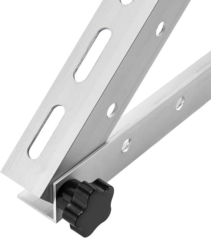 2 Pcs 45inch Adjustable Solar Panel Tilt Mount Brackets, with Foldable Tilt Legs, for Solar Panels Installed on Any Flat Surface for RV, Roof, Boat, Any Off-Grid Systems