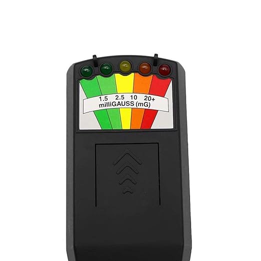 Emf Meter Ghost Hunting: Emf Meter Radiation Detector for EF RF MF - Handheld Emf Detector or Home and Office Emf Inspections, Black