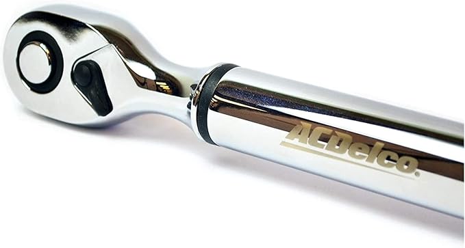 ACDelco Tools ARM315-3A 3/8 Inch Heavy Duty Angle Digital Torque Wrench with LED Flash Notification - ISO 6001 Standards with Certificate of Calibration