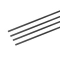 MECCANIXITY Carbon Fiber Rod, 3mm x 450mm for RC Plane DIY Tool Wing Tube Quadcopter Arm, Pack of 4