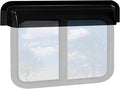RV Window Rain Deflector Guard & Sun Visor Shade, RV Window Blade Rain Sunroof Deflector Fits 32-37 inch Wide RV Sliding&Vertical Windows,Deflects Rain and Sun Protection for Camper Van Windows
