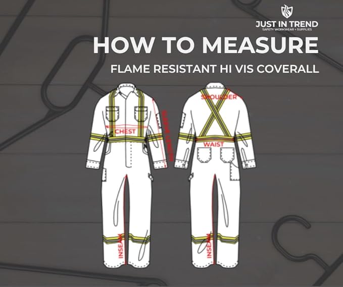 Flame Resistant FR High Visibility Hi Vis Coverall