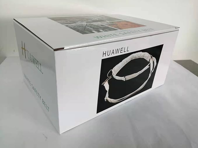 HUAWELL Safety Belt with Adjustable Lanyard, Tree Climbing Harness Protective Gear, Personal Protection Fall Arrest Kit