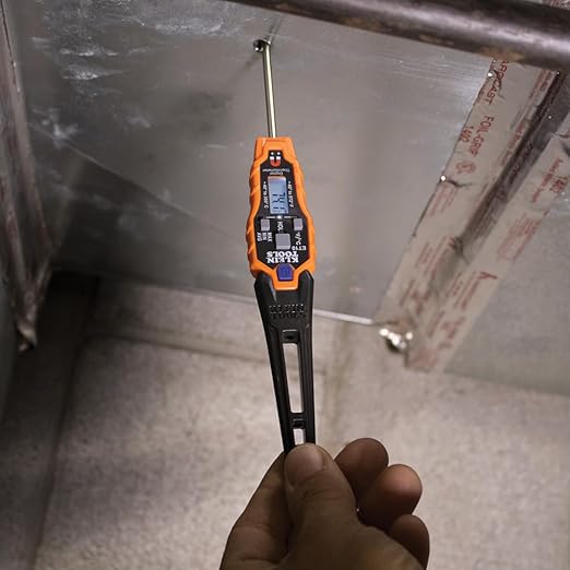 Klein Tools ET10 Magnetic Digital Pocket Thermometer, HVAC Instant Read Thermometer with Backlit Display, Wide Measurement Range, Fahrenheit and Celsius