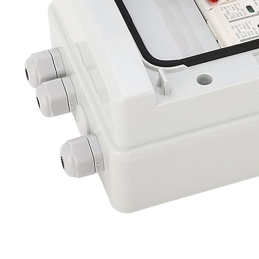 DC Solar Disconnect Switch, PV DC Miniature with IP65 Distribution Box for Solar Panels, 500V Photovoltaic Electrical Isolator Switch for Outdoor Use (40A)