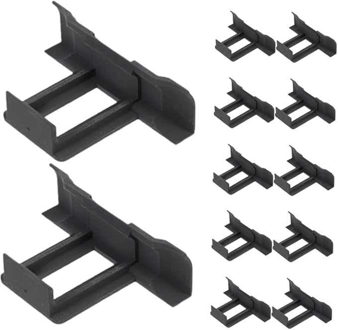 Milisten 12pcs Solar Panel Water Drainage Clips Efficient Mud Removal Clamp for Photovoltaic Panel Cleaning Easy Installation for Outdoor Use