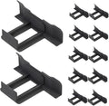 Milisten 12pcs Solar Panel Water Drainage Clips Efficient Mud Removal Clamp for Photovoltaic Panel Cleaning Easy Installation for Outdoor Use