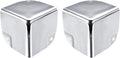 uxcell Metal Box Corner Protectors Box Edge Guard Protector 50 X 50 X 50mm Silver Tone 2pcs for Table Corners and Desk Corners