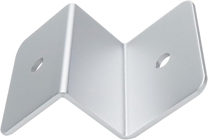 KUMGROT 4 Sets Solar Panel Brackets Aluminum Alloy Z Brackets for Solar Panels Roof RV Boat Off Grid, Silver