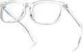 VISOONE Blue Light Blocking Glasses Square with Anti Computer Glare for Gaming Women and Men MONTANA