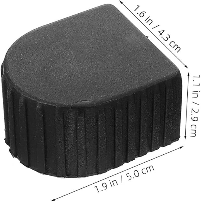 4pcs Ladder Protective Cushion Caps Non-Slip Ladder Feet Covers for Enhanced Stability Cushion for Extension Easy Installation and Debris Protection