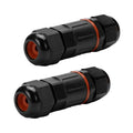 2Pcs IP68 Waterproof Electrical Junction Box Outdoor Underground Wire Connector Junction Boxes for 2 or 3 Pin Cables Range for 0.23-0.33 Inch(5.8-8.3MM)