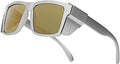 ANSI Z87 Safety Sunglasses UV400 Polarized Removable Side Shields Durable Protective Eyewear Construction