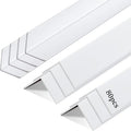 Sasylvia 40 Pcs 2-3/8 x 48 Inches Wall Corner Protector Guards, Avoid Scratching Scuffs, White Vinyl Corner Trim Molding, Easy to Install & Cleaning for Door Countertop Furniture Cabinet Protection