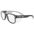 MAGID Y50 Series Performance Anti-Fog Polycarbonate Safety Glasses with Side Shields, 2 Pairs, Clear Lens | Black Frame, Y50BKAFC