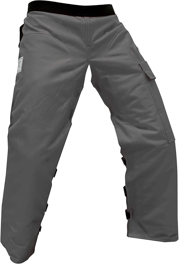 FORESTER Chainsaw Chaps for Men & Women | Apron-Style Chaps with Pocket & Adjustable Waist | Chainsaw Safety Equipment