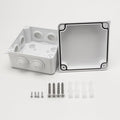 Electrical Junction Box IP65 Dustproof Waterproof ABS Plastic Project Enclosure for Electronics 3.9 x 3.9 x 2.8 inch(100 x 100 x 70 mm)