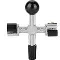 Aramox 4-Way Battery Terminal Cleaner, Steel Construction, Automotive Maintenance Tool for Battery Posts and Lugs