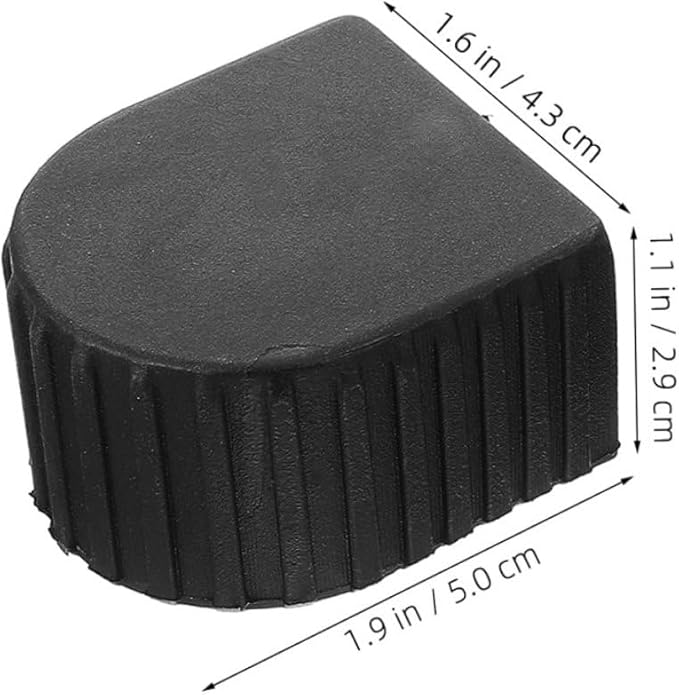 Garneck 4pcs Ladder Foot Protection Caps Non-Slip Cushion Pads for Telescopic Folding Ladders Easy to Install Versatile and Slip-Resistant Accessories for Enhanced Safety
