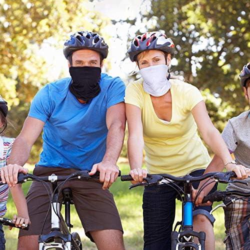 Geyoga Neck Gaiter Bandana Face Mask Summer UV Protection Cooling Breathable Face Mask Neck Scarf Balaclava for Men Women