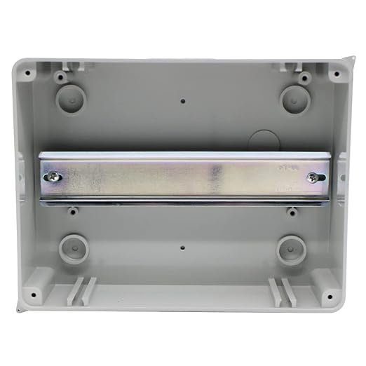 Distribution Protection Box with DIN Rail IP65 ABS Transparent Clear Cover Power mcb Distribution Box for Circuit Breaker Indoor on The Wall 8 Way