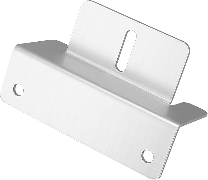 24 Units Solar Panel Mounting Brackets, Z Brackets with Nuts and Bolts Solar Panel Z Brackets Bulk for Roof, RV, Boat, Silver